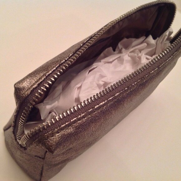 bareMinerals Other - bareMinerals Gunmetal Clutch Purse / Makeup Bag / Cosmetics Bag / BRAND NEW